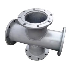 Крест фланцевый КФ Ду 150-80 (500-400) ВЧШГ с ЦПП цинк+AL ГОСТ ISO 2531-2012