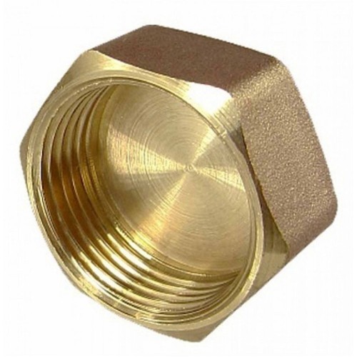 Заглушка латунная торцевая ВР (ВН) STOUT 4 мм 1/8"