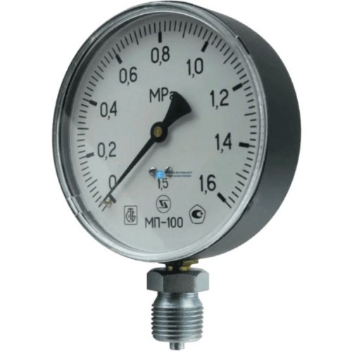 Манометр радиальный диаметр 160мм 0-25 кгс/см2 (0-2,5 МПа) М20х1,5 МП-160 Завод теплотехнических приборов в Новосибирске