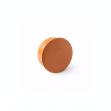 Крышка НПВХ (ПВХ) коричневая Дн 250 безнапорная на гладкий конец трубы Ostendorf KGK