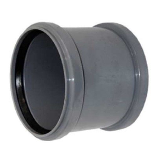 Муфта НПВХ (ПВХ) ремонтная Дн 50 серая безнапорная в/к Хемкор в Новосибирске