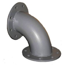 Колено (отвод) стальное фланцевое Ду-250