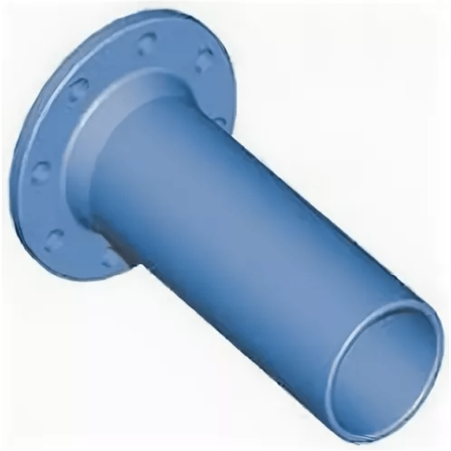 Патрубок фланец-гладкий конец ПФГ Ду-250 (L=1200) ВЧШГ с ЦПП цинк+AL ГОСТ ISO 2531-2012 в Новосибирске