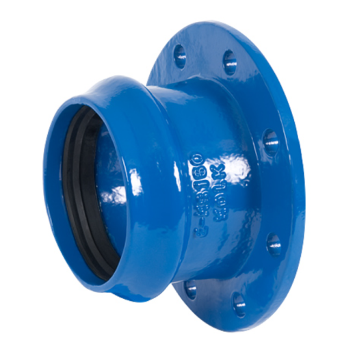 Патрубок фланец-раструб ПФР Ду-200 ВЧШГ с ЦПП цинк+AL ГОСТ ISO 2531-2012 в Новосибирске