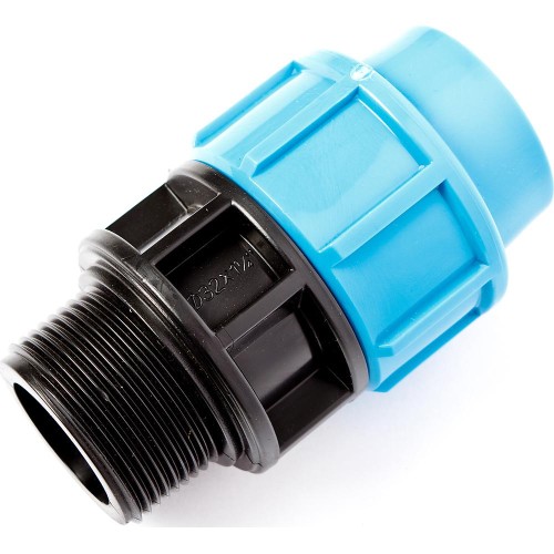 Муфта ПЭ компрессионная Дн 20-1/2" Ру-12,5 НР (НАР) Джилекс в Новосибирске