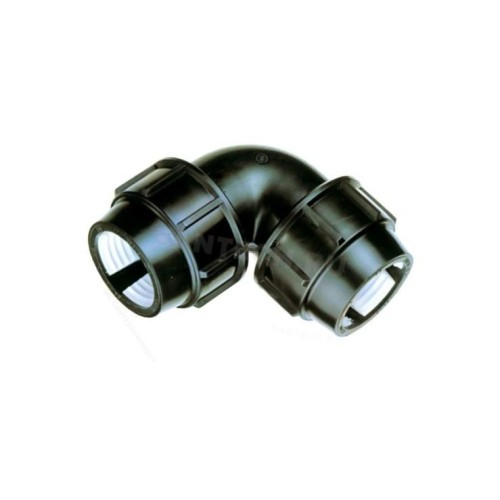 Отвод ПЭ компрессионный Дн 40 90гр Джилекс в Новосибирске