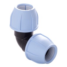 Отвод ПЭ компрессионный Дн 32-20 90гр Ру-16 переходной RTP (РосТурПласт)