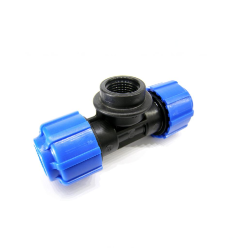 Тройник ПЭ компрессионный Дн 25-20 переходной VALFEX в Новосибирске