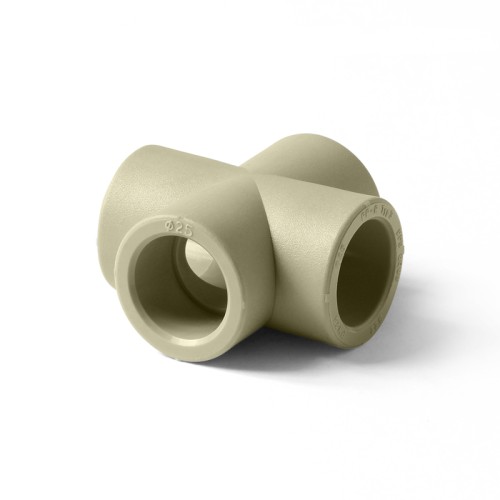 Крестовина PP-R серая Дн 25 Wavin Ekoplastik в Новосибирске