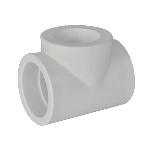 Тройник PP-R редукционный Дн 40-32-40 белый Pro Aqua в Новосибирске