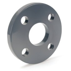 Фланец ПВХ клеевой Дн 90 Ру-10 серый напорный Aquaviva