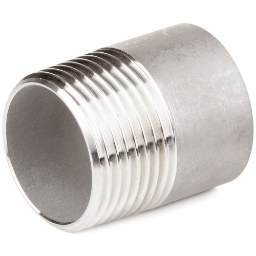 Ниппель нержавеющий приварной НР-сварка Ру 16 AISI 316 15 мм 1/2"