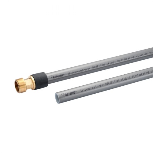 Труба сшитый полиэтилен PE-Xa/AI/PE-RT Дн 25х3,7 Ру-10 (Т<95°С) бухта 50м RAUTITAN PLATINUM stabil Rehau в Новосибирске