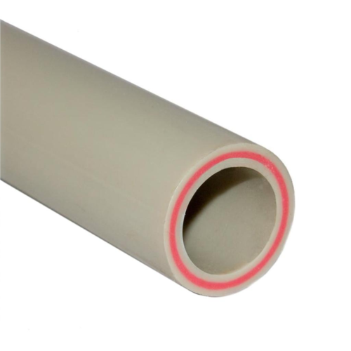 Труба полипропиленовая PP-R напорная серая армированная стекловолокном Ру 30 SDR 6 Pro Aqua Rubis 20х3,4 мм 4 м в Новосибирске