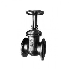 Задвижка клиновая чугунная фланцевая с выдвижныи шпинделем Ру 10 30ч6бр 150 мм