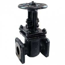 Задвижка клиновая чугунная фланцевая с выдвижныи шпинделем Ру 10 30ч6бр ЛМЗ 125х255 мм