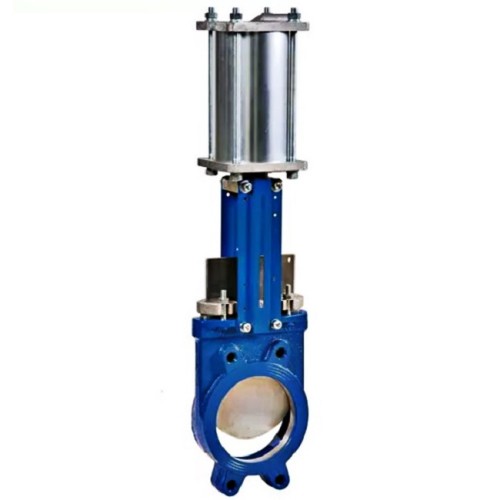 Задвижка шиберная двусторонняя с невыдвижным штоком Ду-100 Ру-16 с пневмоприводом (Т<110°С) Benarmo в Новосибирске
