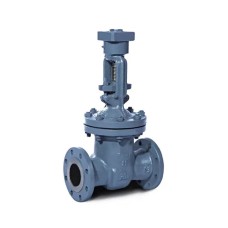 Задвижка стальная фланцевая Ду-100 Ру-40 L=350мм (Т<450°С) 30лс915нж ЧАЗ