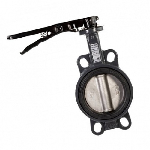 Затвор ручной с чугунным диском и рукояткой межфланцевый 1,6 МПа EPDM EURO Benarmo 80 мм в Новосибирске