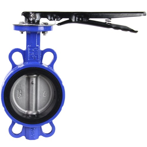 Затвор ручной с нержавеющий диском и рукояткой межфланцевый 1,6 МПа EPDM VPI4449 GGG50 Tecofi 40х32,5 мм в Новосибирске