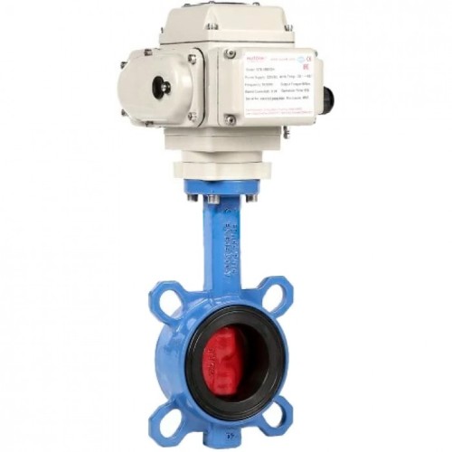 Затвор с чугунным диском и электроприводом межфланцевый 1,6 МПа EPDM Benarmo 50 мм в Новосибирске