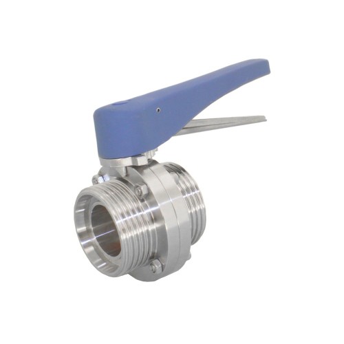 Затвор ручной с нержавеющий диском и рукояткой межфланцевый и внутренней резьбой 0,8 МПа EPDM NK-DZm NK 15х66 мм в Новосибирске