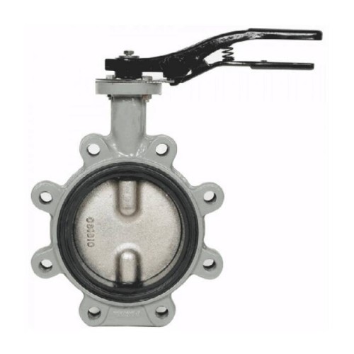 Затвор ручной с чугунным диском и рукояткой межфланцевый 1,6 МПа EPDM R59FL GG25 Giacomini 80 мм в Новосибирске