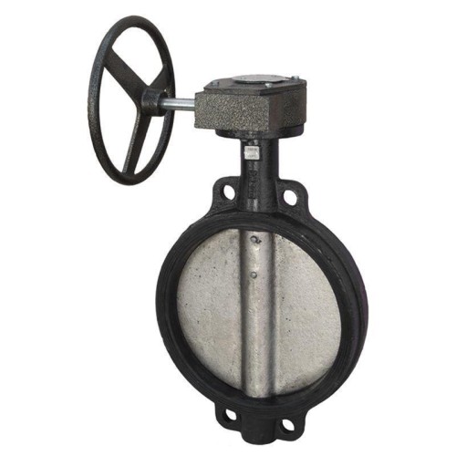 Затвор с чугунным диском и редуктором межфланцевый 1,6 МПа EPDM VPI4448 GGG50 Tecofi 250 мм в Новосибирске